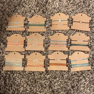 Super cute pura vida style bracelets handmade, adjustable